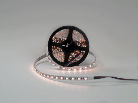 фото Светодиодная лента 5050, 60 LED/м, 19,2 Вт/м, 24В, IP20, Цвет: RGB + нейтральный белый, SWG560-24-19.2-RGB+NW-M, катушка 5 м