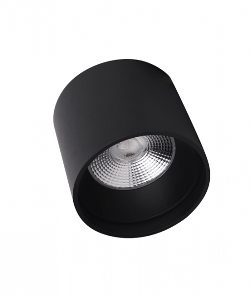 Светильник светодиодный WC1404 накладной COB 24W 4000К IP54 цвет:черный
