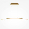 фото Подвесной светильник Maytoni Curve MOD243PL-L18BSK, латунь