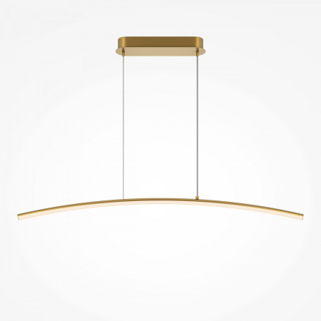 фото Подвесной светильник Maytoni Curve MOD243PL-L18BSK, латунь