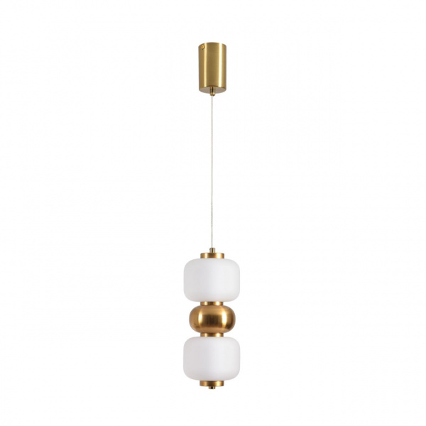 Бронза/белый, металл/стекло Подвес LED 10W 4000K 220V TAISHA LEDIO, арт. 8324/20L