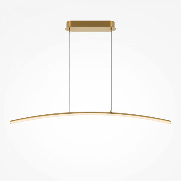 фото Подвесной светильник Maytoni Curve MOD243PL-L18BSK, латунь