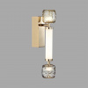 фото Золотой/белый/дымчатый/коньячный/металл/стекло/акрил Бра LED 13W 3000K KLIFF L-VISION, арт. 5426/13WL