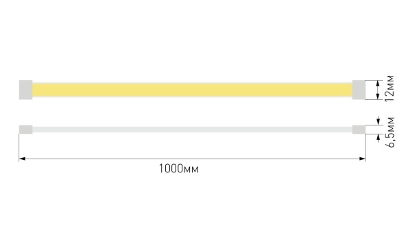 фото Лента светодиодная 10Вт/м SWG-COB480, IP67, 4000K, 24В, 3М, 3 года гарантия, катушка 5 м