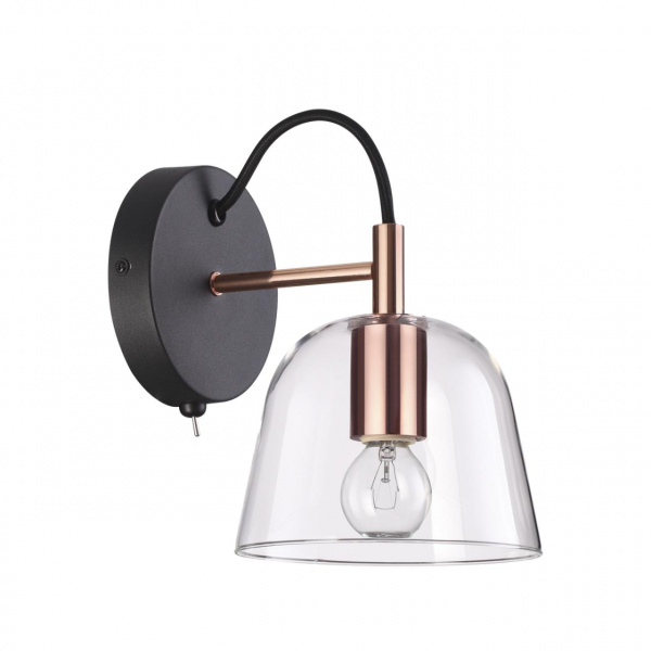 Черный, медный Бра E14 1*40W 220V JOSEPH MODERNI, арт. 4455/1W