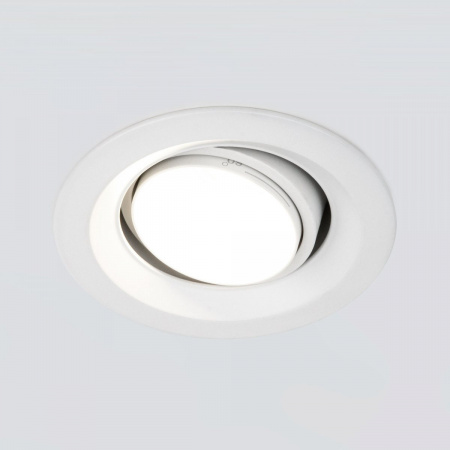 фото Встраиваемый светодиодный светильник с регулировкой угла освещения 9919 LED 10W 4200K белый