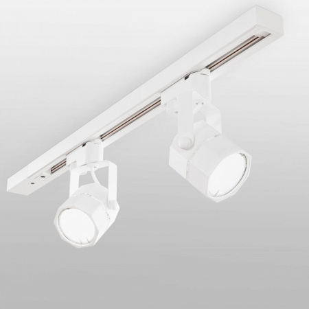 фото Трековый светильник для однофазного шинопровода Robi GU10 Белый MRL 1004