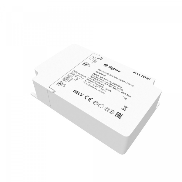 Источник тока ZIGBEE 65Вт 500-1500А Maytoni 771005, белый