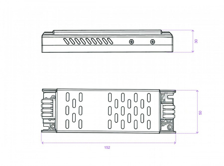 фото Блок питания черный SWG IP20, PBL-150-48, 150Вт, 48В
