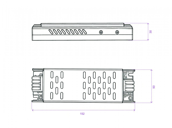 фото Блок питания черный SWG IP20, PBL-150-48, 150Вт, 48В