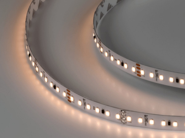 SWG Лента светодиодная стабилиз., SMD 2835, 120LED/м, 9,6Вт/м, 24В, IP20, Теплый белый, катушка 20 м