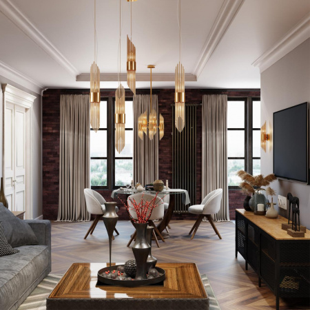 фото Золото/металл/стекло Бра G9 2*40W FLAMBI HALL, арт. 4847/2W