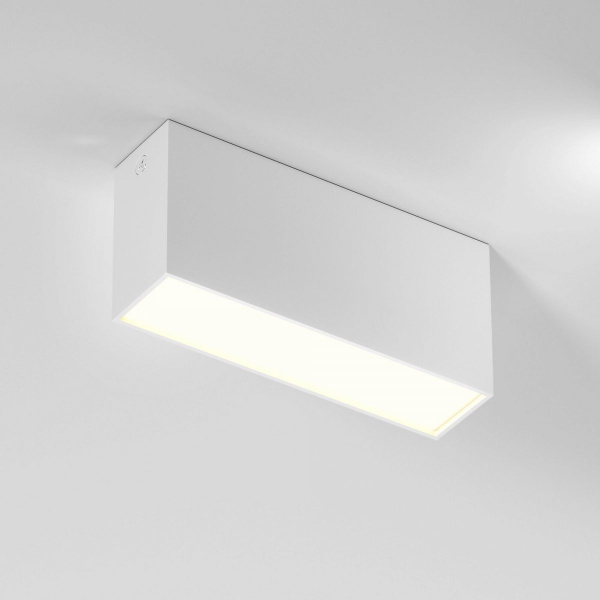 фото Светильник потолочный светодиодный 10W 3000K белый Block 25109/LED