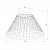 фото Потолочный светодиодный светильник 40019/1 LED коричневый