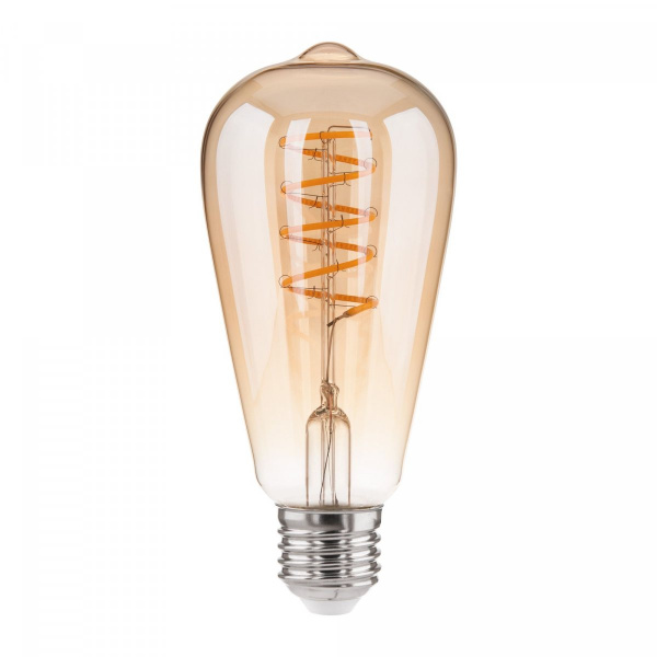 фото Филаментная светодиодная лампа Dimmable ST64 5W 2700K E27 тонированная BLE2746