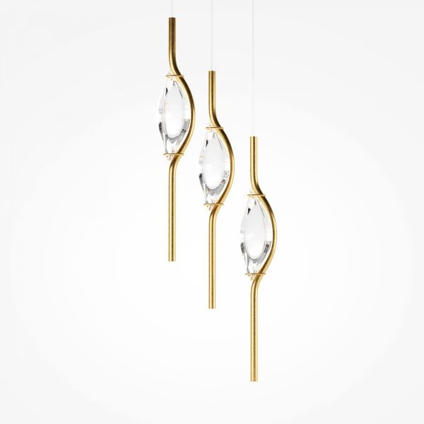 фото Подвесной светильник Maytoni Foresight MOD347PL-L24BS3K, латунь