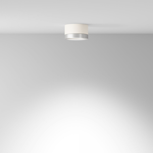 фото Потолочный светильник Maytoni Technical Hoop C086CL-GX53-SRD-WS, белый с серебром