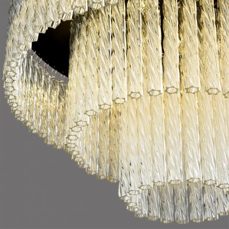 фото Черный/прозрачный/металл/стекло Люстра потолочная G9 11*20W 220V SPIRALS CLASSI, арт. 6576/11CR