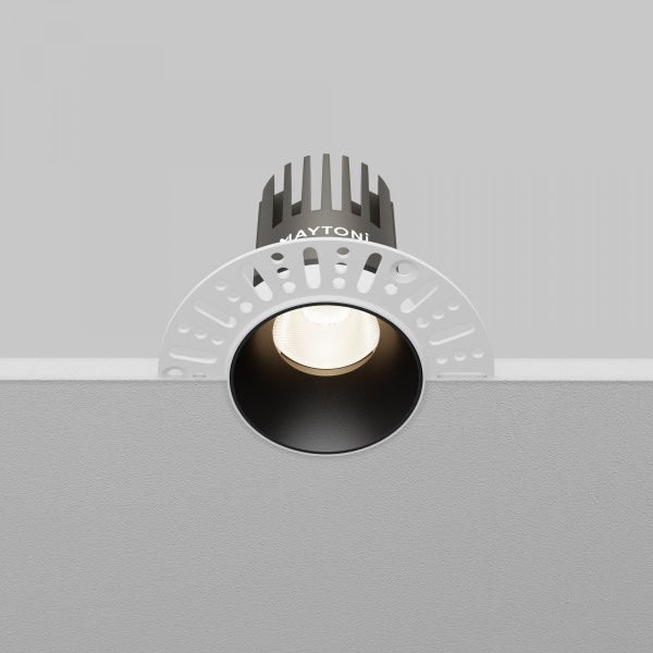 фото Встраиваемый светильник Maytoni Technical Dip DL119-10W-4K-TRS-B, черный