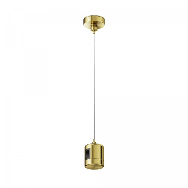Подвес тросовый Hang с прямым коннектором питания Flarity латунь Maytoni Technical TRA157SW-IPC1-BS