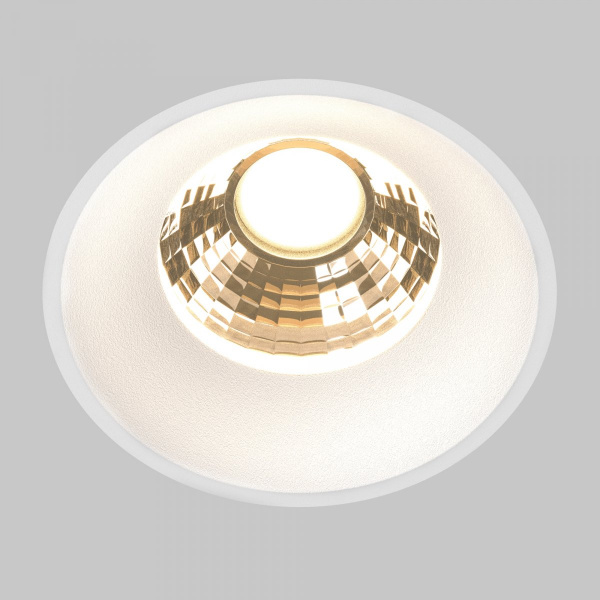 фото Встраиваемый светильник Maytoni Technical Round DL058-12W2.7K-TRS-W, белый