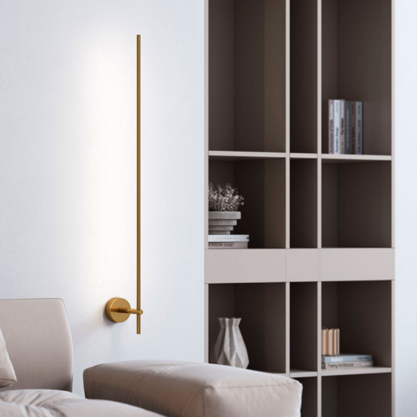Светильник настенный светодиодный Fine LED 4000К 40132/LED латунь