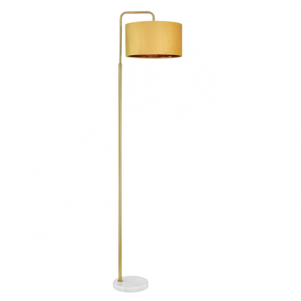 Золото/желтый, металл/камень/текстиль Торшер E27 1*60W 220V VELVETA NEOCLASSI, арт. 8072/1F
