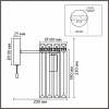фото Хром/прозрачный, металл/хрусталь Бра E14 1*40W 220V FAVLA CLASSI, арт. 8348/1W