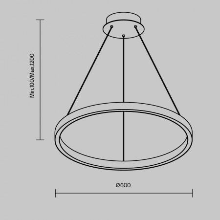 фото Подвесной светильник Maytoni Rim MOD058PL-L32WK, белый