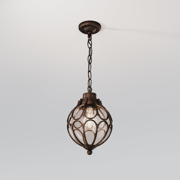 Уличный подвесной светильник Maytoni Outdoor Via O024PL-01G, золото антик