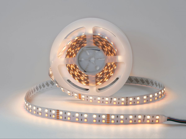 Лента светодиодная SWG 2x DSG 5050 RGB+WW 120L-V24-IP33, RGB+3000K, 600 LED, 28,8 W/m, LUX, катушка 5 м