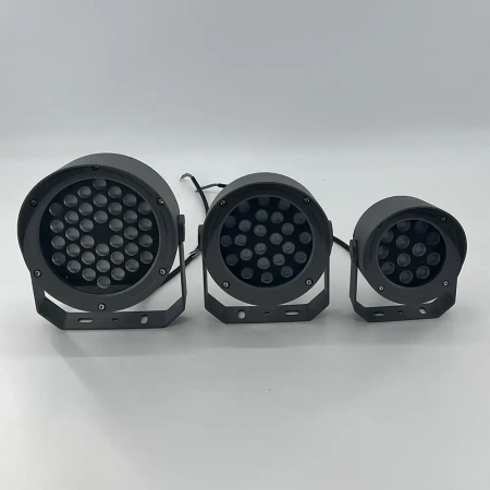 фото Прожектор LED зеленый G5618 18W 15° IP65 темно-серый