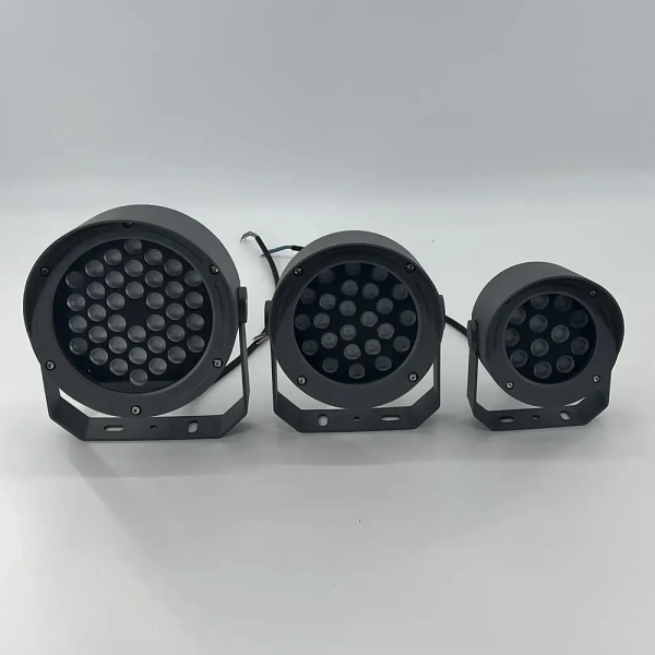 фото Прожектор LED зеленый G5618 18W 15° IP65 темно-серый