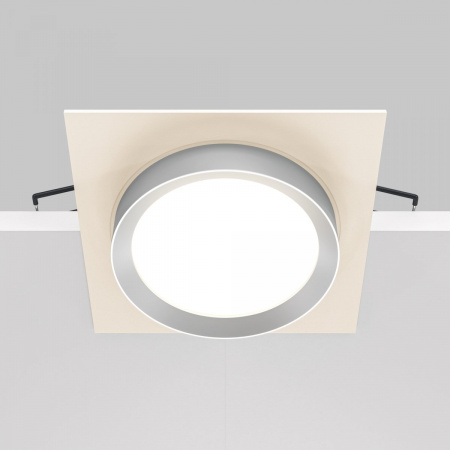 фото Встраиваемый светильник Maytoni Technical Hoop DL086-GX53-SQ-WS, белый