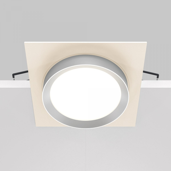 фото Встраиваемый светильник Maytoni Technical Hoop DL086-GX53-SQ-WS, белый
