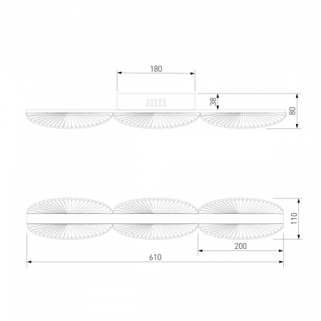 фото Настенный светодиодный светильник 303070 LED