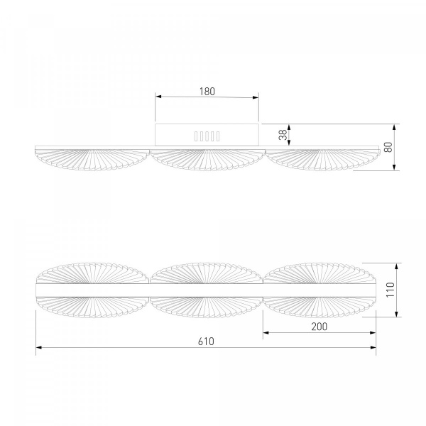 фото Настенный светодиодный светильник 303070 LED