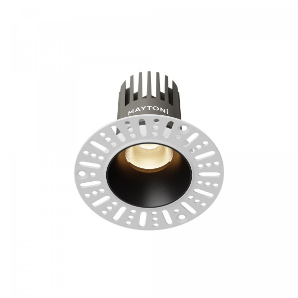 Встраиваемый светильник Maytoni Technical Dip DL124-10W-3K-TRS-B, черный