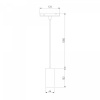 фото Slim Magnetic Трековый подвесной светодиодный светильник 12W 4200K Amend чёрный 85519/01