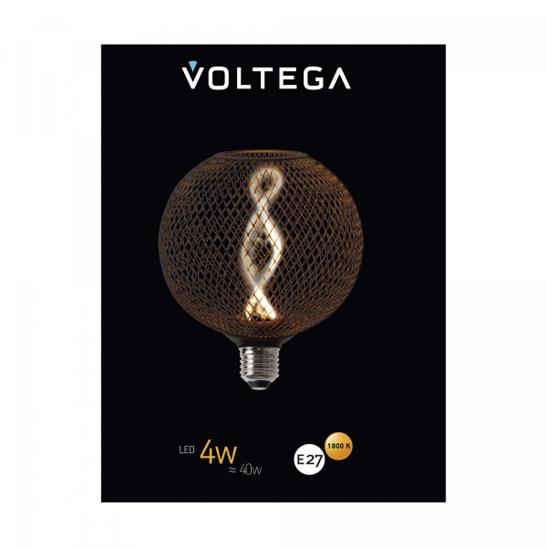 фото лампа филаментная Voltega 8596, черный