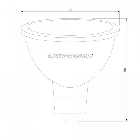 фото Светодиодная лампа Dimmable JCDR 7W 4200K GU5.3 BLG5317
