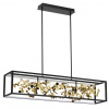 Черный/золото/металл/металл Люстра LED 1*65W 3000K BILD L-VISION, арт. 5065/65L
