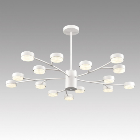 фото Металл/металл белый/белый Люстра GX53 LED 15*7W 220V TORINA COMFI, арт. 8265/15