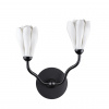 Черный матовый/белый/фарфор Бра G4 LED 2*5W GARDI MODERN, арт. 5090/2W