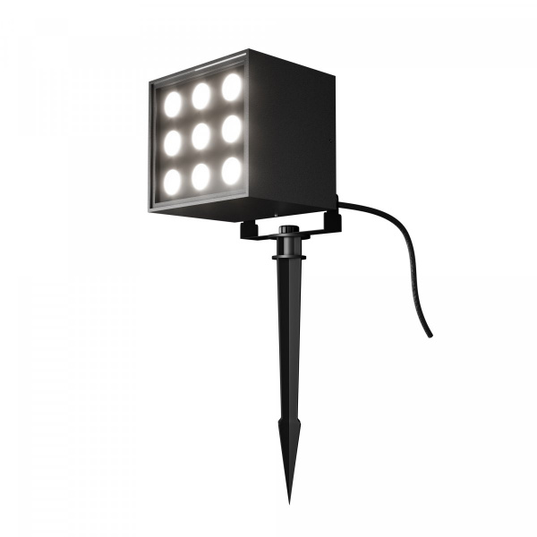Ландшафтный светильник Maytoni Outdoor Ares O309FL-L18B3K, черный