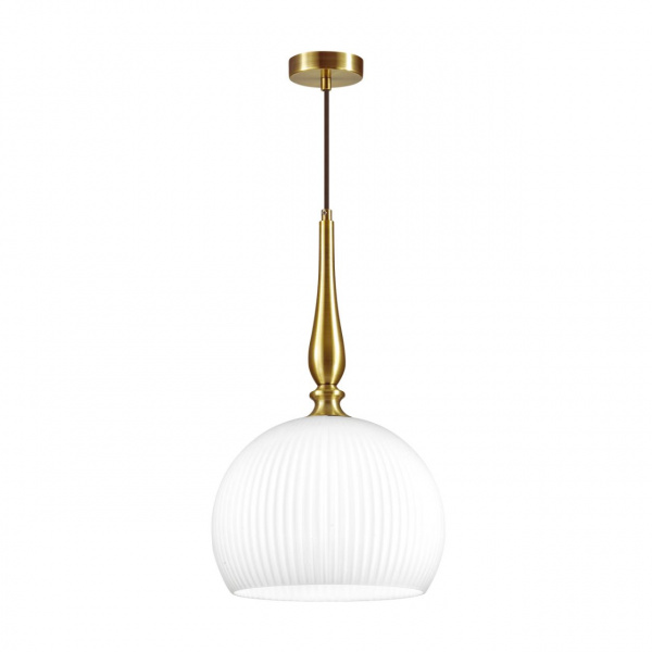 фото Белый/бронзовый Подвес E27 60W RUNGA PENDANT, арт. 4765/1