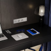 фото Накладка для розетки с заземлением и защитными шторками, S70 (сталь)