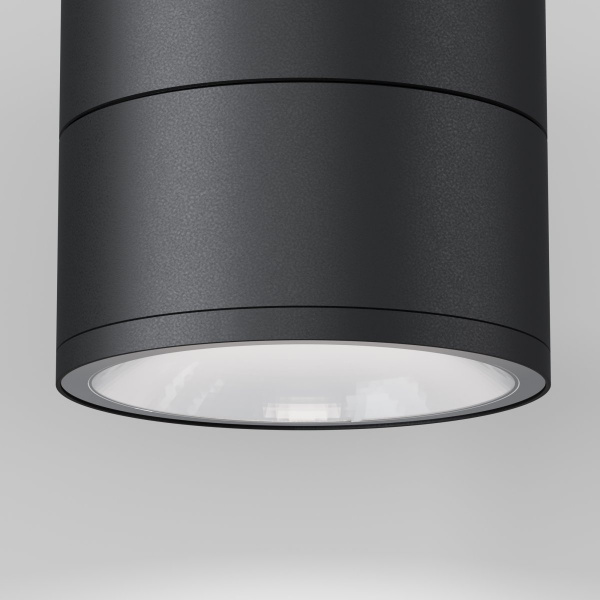 фото Уличный потолочный светильник Maytoni Outdoor Spin O310CL-L12GF3K, графит