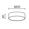 фото Потолочный светильник Maytoni Technical Zon C032CL-24W4K-RD-B, черный