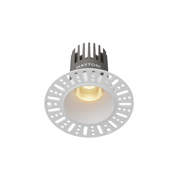 Встраиваемый светильник Maytoni Technical Dip DL124-10W-2.7K-TRS-W, белый